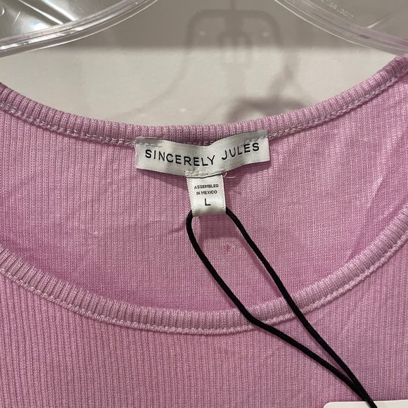 Sincerely Jules California Purple BodyCon Dress / NWT - Picture 6 of 7